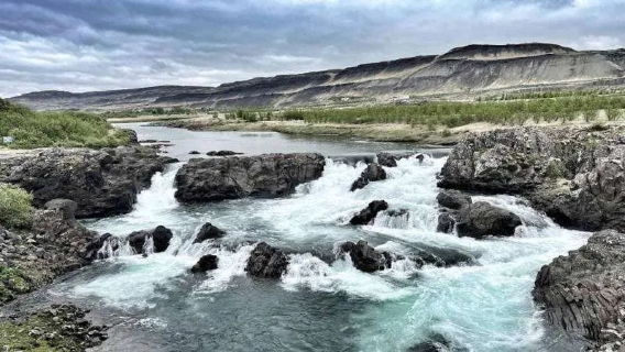 Iceland Silver Circle 1-day tour: Minibus transfer + optional Langjokull Glacier tunnel/lava cave/hot spring
