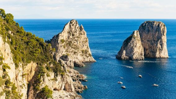 From Naples: Pompeii Ruins & Capri Island Full-Day Tour