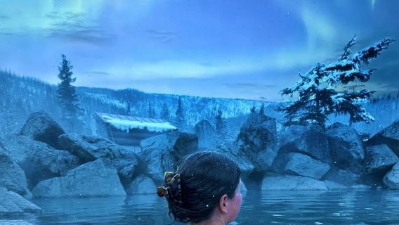 Alaska Chena Hot Springs soaking tour
