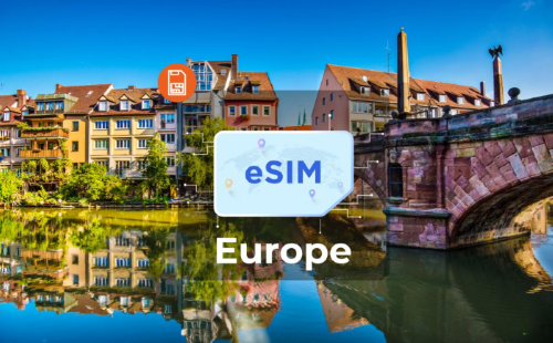 유럽 eSIM|3-30일|최대 40GB의 데이터|최고의 통신사 네트워크