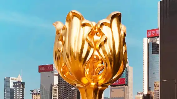 香港+金紫荊廣場+太平山頂+星光大道+維多利亞港一日遊