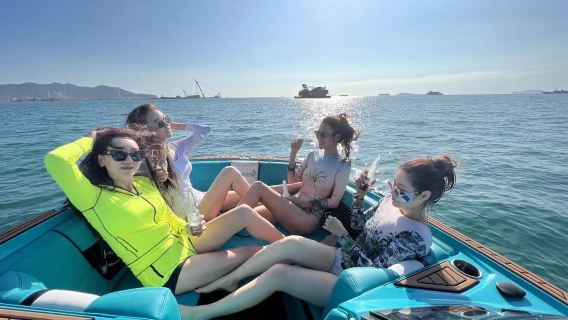 Pengalaman luncur ombak di Pantai Antarabangsa Weihai (Bot luncur ombak mewah import + pengajaran jurulatih profesional)