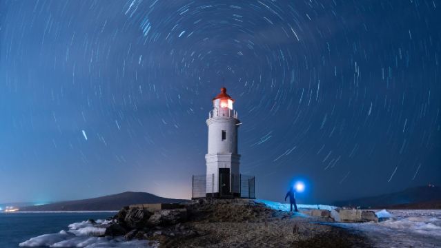 海參崴火車站+聖安德魯教堂+俄羅斯凱旋門+託卡列夫斯基燈塔