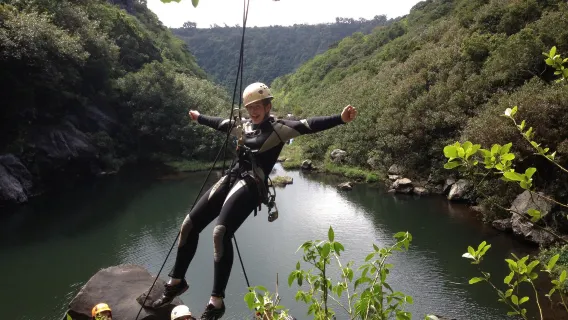 Mauritius Half-Day Canyoning Tour of the Seven Central Falls [round-trip+ Instructor] Inquire Now