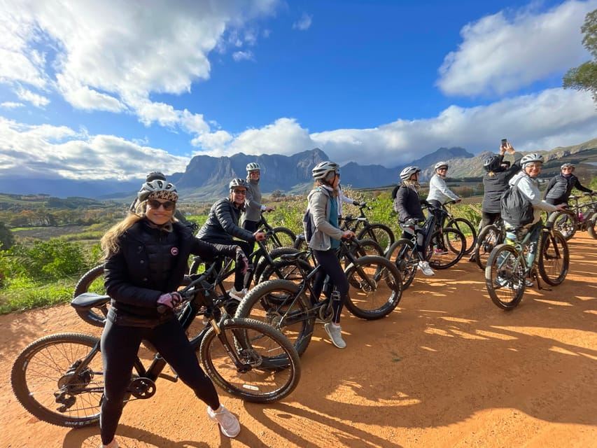 E-Bike Stellenbosch Winelands - Full Day Private Tour
