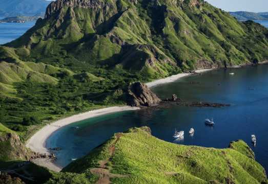 1-day tour to 6 regular Komodo attractions: Padar Island + Pink Beach + Komodo Island + Turtle Island