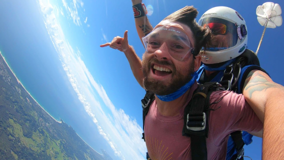 Skydiving in Gold Coast Coolangatta/Byron Bay ocean view skydiving [optional transfer included]|Free skydiving certificate|Professional coach