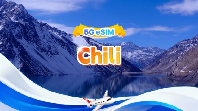 Chili 4G/5G eSIM | Paket harian/Paket total | 1GB/hari-total 30GB | 1-30 hari | Sistem 24 jam | QR code