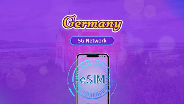 Germany | 5G/4G eSIM | Total Package | 24H Billing | 7-30 days | QR code