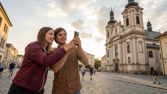 Šumperk Audio Tour: Whispers of Towers, Trains, and Timeless Stones