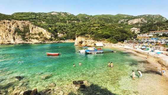 Corfou : Excursion au coucher du soleil à Paleokastritsa Hôtel avec option côtière
