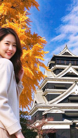 A day trip to Kumamoto Castle, Mount Aso, Kusasenri, and the Minami-Aso Railway in Kyushu, Japan.