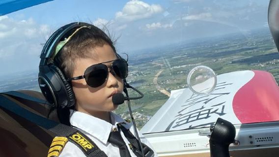 安徽合肥白龍機場固定翼飛行體驗/可體驗駕駛操縱【機長一帶一飛行/含視頻拍攝/親子出遊】