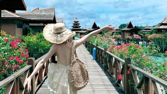 マブール島半日帰りツアー【海釣りにアップグレード可能、人気の水上コテージ+島散策】