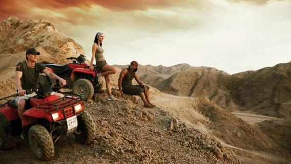 Hurghada: Safari nel deserto economico in buggy con visita al villaggio beduino