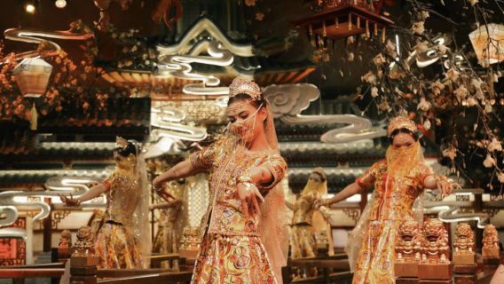 Банкет в Шэньчжэне, Гуандун, Китай - Иммерсивный древнекитайский дворцовый пир (Иммерсивное погружение в королевский пир тысячелетней давности) - Тема династии Тан «Ода Чанъаню» T