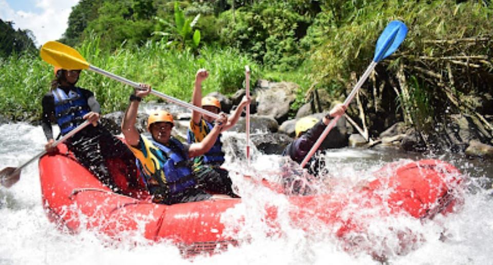 Bali Rafting: River Rafting with Zipline Down to the River