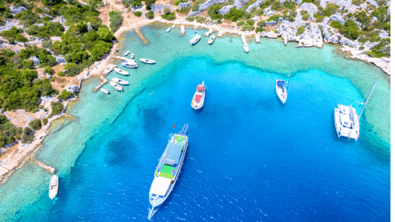 Từ Bodrum: Chuyến đi thuyền đến Đảo Orak với Điểm dừng bơi lội và Bữa trưa