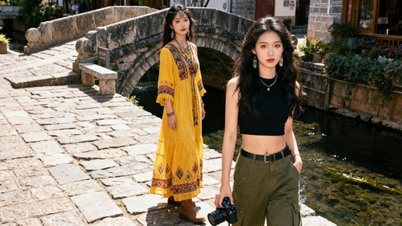 大理白族自治州大理古城旅拍【跟拍攝影親子照情侶閨蜜兒童跟拍家庭旅拍】