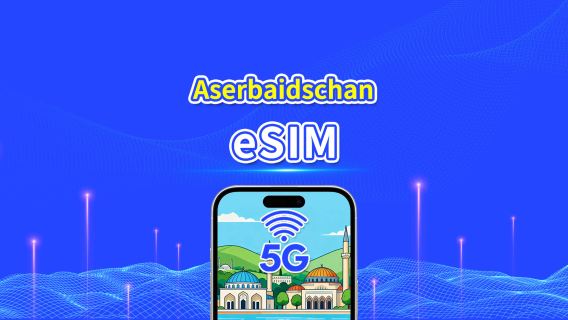 Aserbaidschan eSIM | 5G/4G | Tagespass/Gesamtdatenpaket | 1–30 Tage | 24-Stunden-Abrechnung | QR-Code