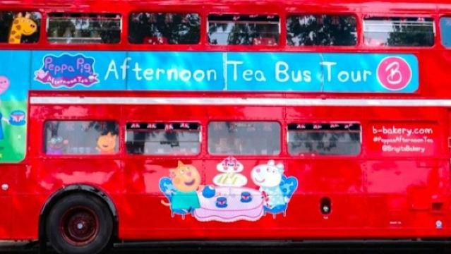Londen: Peppa Pig Afternoon Tea Toeristenbus Tour