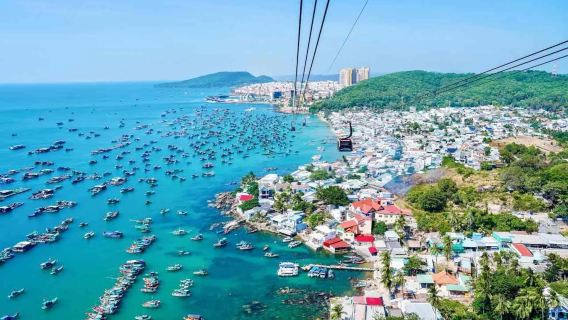 越南：富國島南島定制遊|護國寺+白沙灘接+接吻橋+日落小鎮※