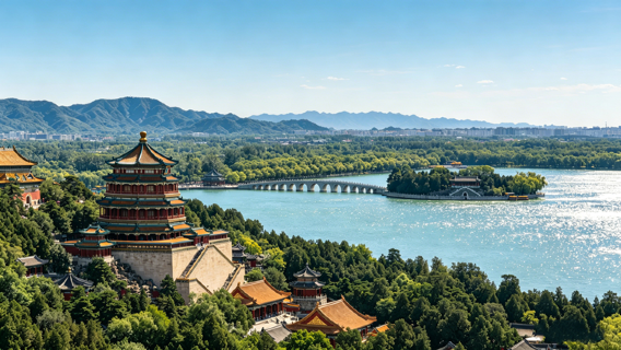 Visite privée du Palais d'Été et de la Tombe Dingling à Pékin [Billet combiné pour le Palais d'Été avec visite guidée. Guide touristique dédié. Prise en charge à domicile]