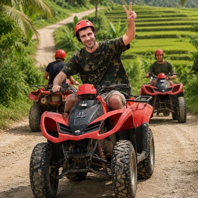 Ubud Bali: Petualangan ATV Quad Bike Kuber dengan Terowongan Panjang & Air Terjun