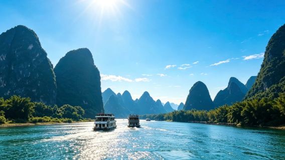 Dagstur til Guilin Li River | 4-stjernet krydstogts eventyr