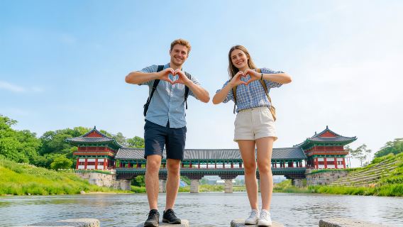 Ibukota Kuno Bersejarah Gyeongju | Warisan Dunia (Kuil Bulguksa & Desa Yangdong) Tur Inti Siang dan Malam | Berangkat dari Busan