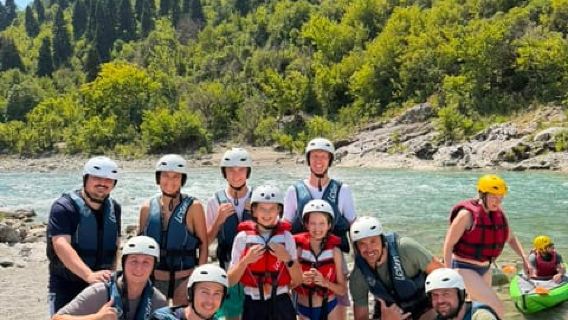 From Saranda or Gjirokastër: Rafting & Benja Thermal Baths