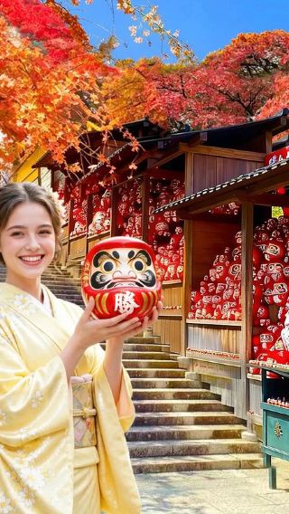 大阪＆京都名所めぐり｜勝尾寺だるま＋京都嵐山の美景＋金閣寺巡礼