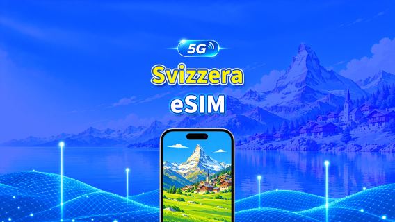 Svizzera 5G eSIM | Doppia Rete | Compatibile con AI e TikTok | Pacchetto dati giornaliero/totale | 1–30 giorni | Fatturazione 24 ore | Codice QR
