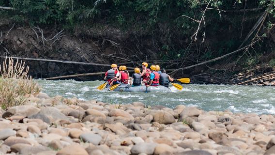 Sabah Kiulu Water Rafting, Floating Mosque, Tamparuli Suspension Bridge Half Day Shared Tour