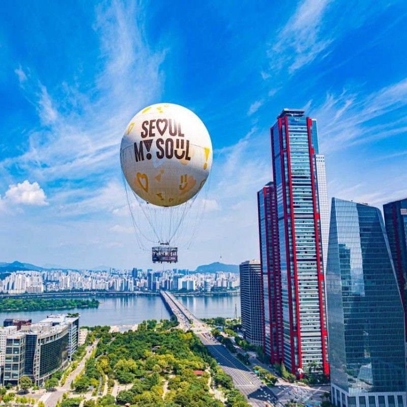 SEOULDAL: 한국 서울 하늘 새로운 열기구 체험 150869