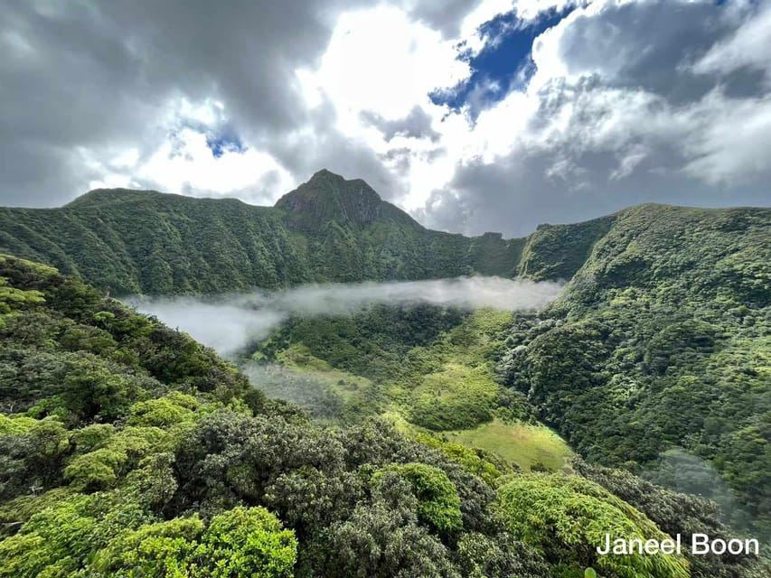 Hike St. Kitts: Highest peak Mount Liamuiga Volcano
