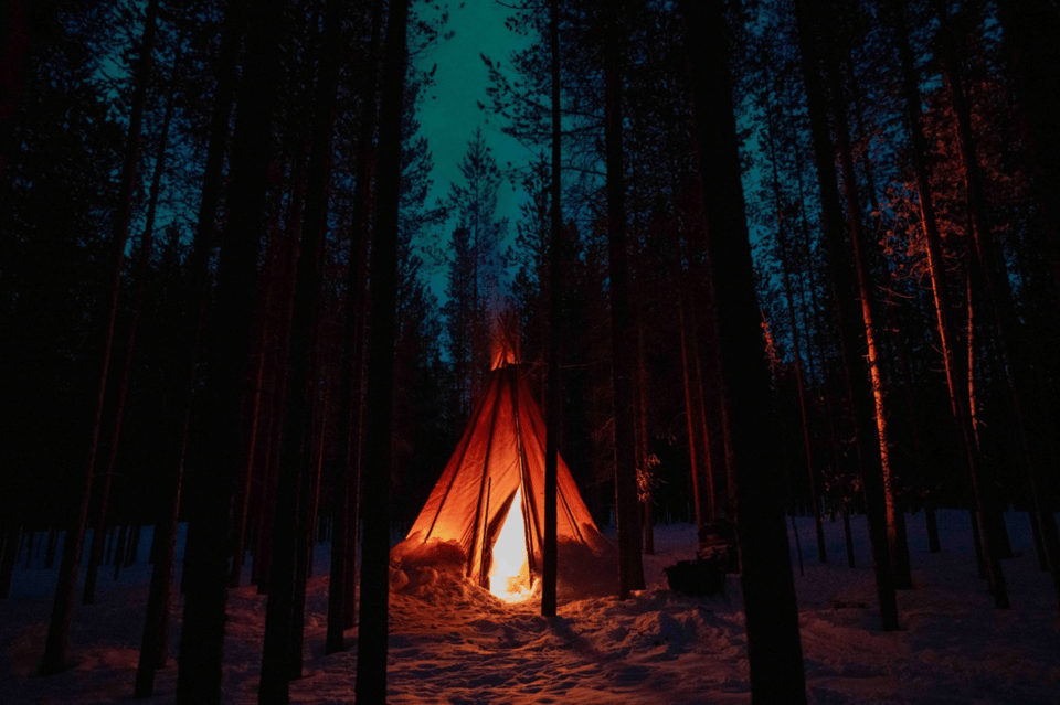 Lapland: Aurora Hunting by Minivan with Guide and Transport