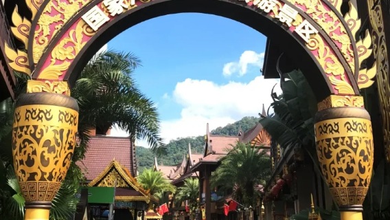 Однодневный тур в Жуйли, Дэхун, Юньнань: деревня "Одно село — две страны", пограничный переход Цзегао и тропический лес Моли с услугами на китайском и английском языках.