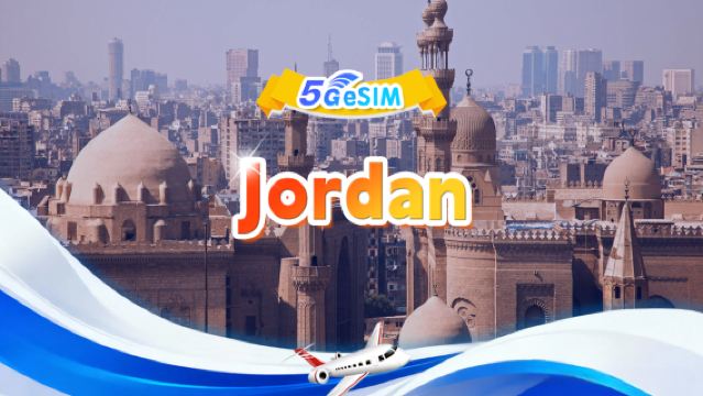 Jordan 5G/4G eSIM|Total |Total 1GB-30GB|3–30 days|24-hour|QR code