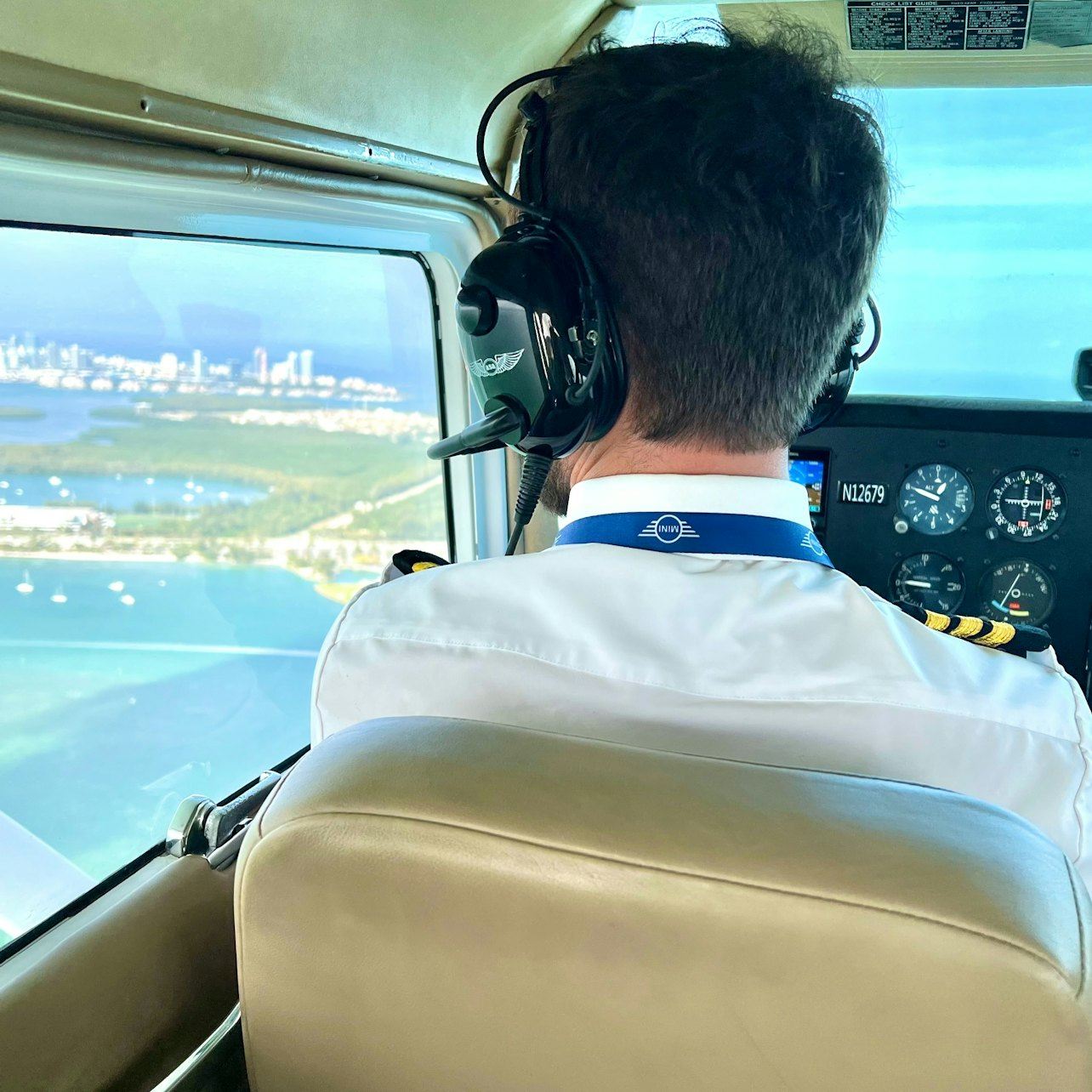 Miami: Downtown Private Airplane Tour