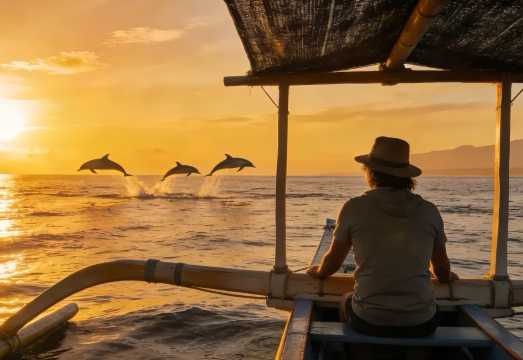 [More Bookings, More Discounts] Bali Lovina Dolphin Watching Day Tour | Optional Snorkeling, Sea Fishing, ATV, Rafting