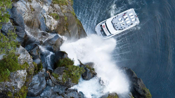 Southern Discoverer | Tagesausflug zum Milford Sound mit Panorama-Reisebus, Option für Hin- und Rückfahrt im Oberdeck und Bauernhofbesuch