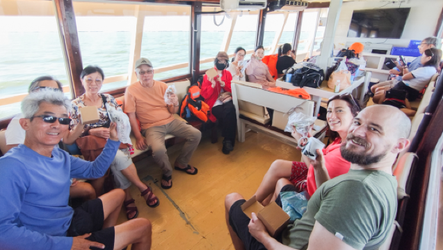 [Avistamiento de ballenas en Bangkok, Tailandia] Billete de barco para avistamiento de ballenas + guía turístico profesional + dos comidas gratuitas (desayuno y almuerzo) + ¡segunda oportunidad gratuita si no se ven ballenas!