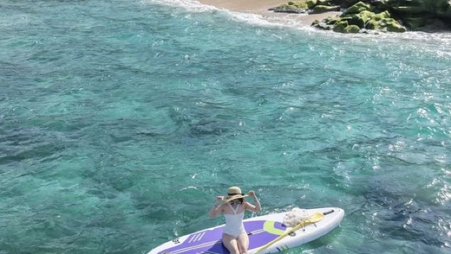 Papan Dayung + Snorkeling di Pulau Jiajing - Satu Tiket untuk Semua, Termasuk Peralatan dan Sesi Rakaman, Dibimbing oleh Jurulatih, Mesra untuk Pemula Tanpa Kesukaran