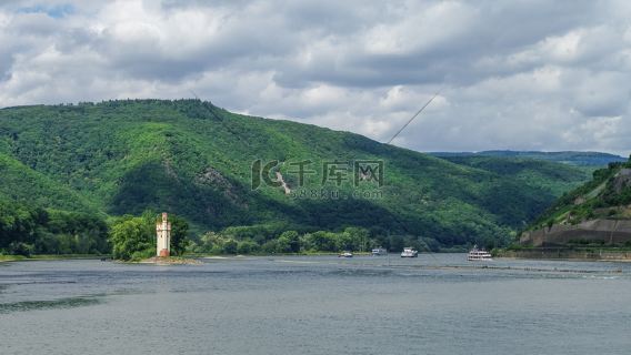 Jerman Frankfurt Rüdesheim Bandar Kecil Rhine - Tebing Sungai Rhine - Istana Marksburg - Sewaan Peribadi Bersiar-siar