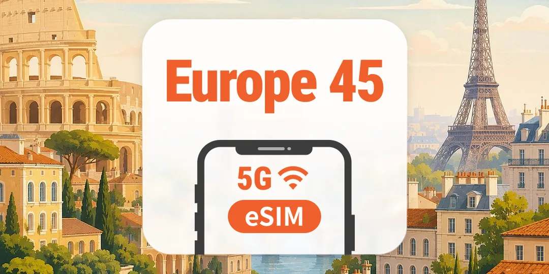 eSIM Europa 33 países