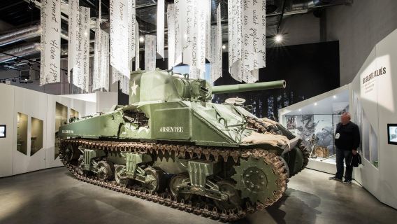 Round-trip 1-day tour from Brussels to Bastogne war museum memorial