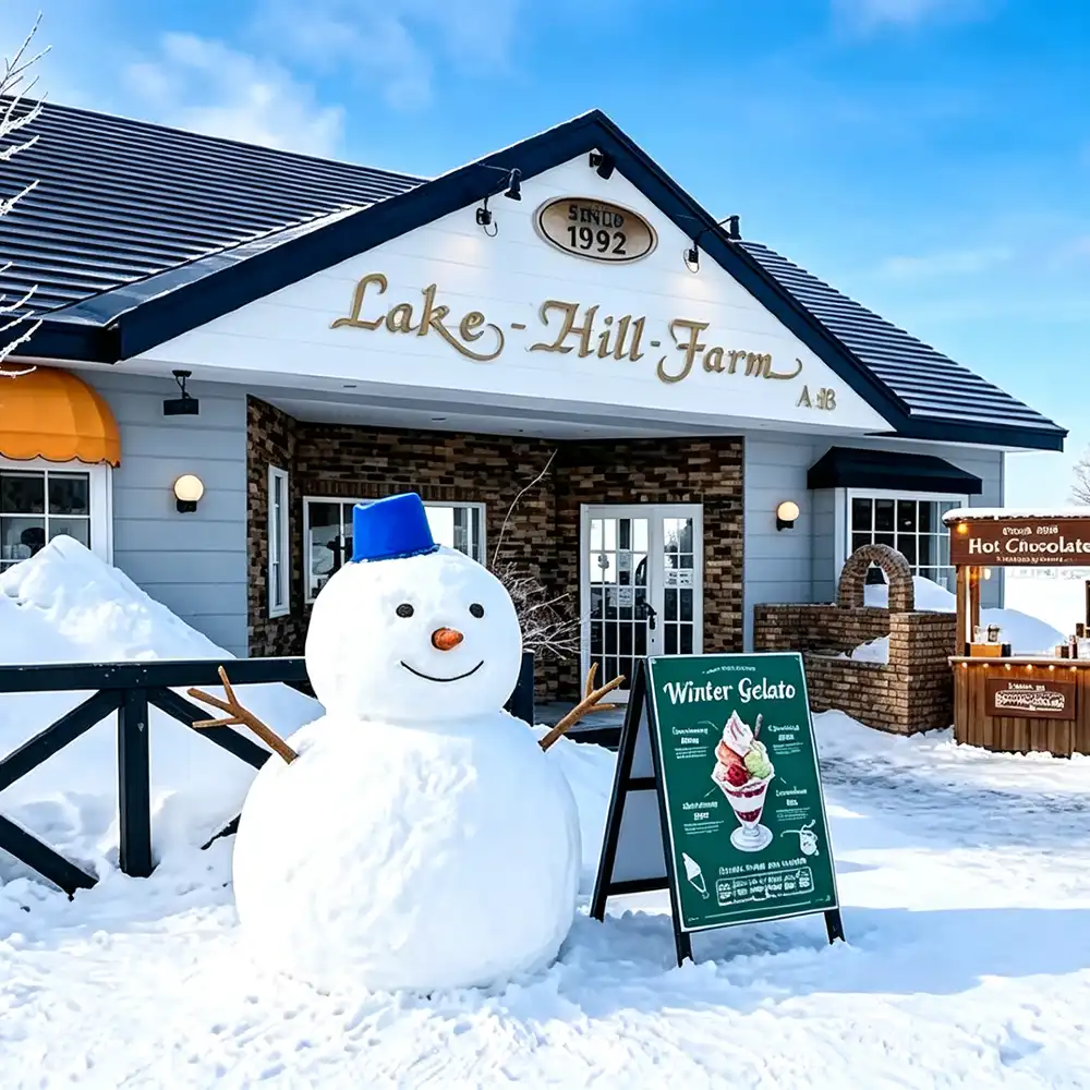 Hokkaido Noboribetsu 1-day tour | Winter snowy scenery snowmobile