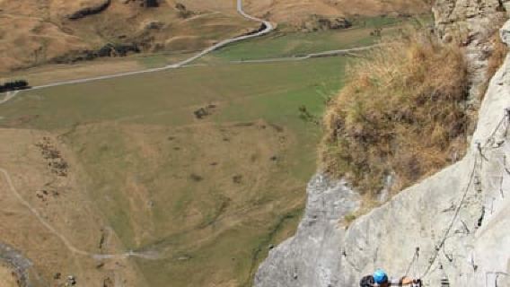 Wanaka: 6-hour Advanced Waterfall Cable Climb