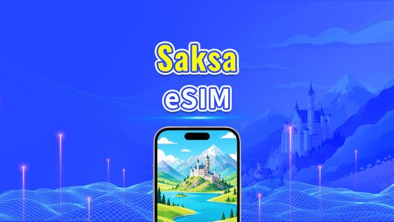 Saksa 5G eSIM  | 3 verkkoa | Täysi tuki AI:lle ja TikTokille | Päivittäinen/kokonaisdatapaketti | 1–30 päivää | 24 tunnin laskutus | QR-koodi